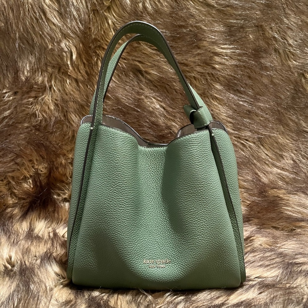 Green Kate Spade mini bag